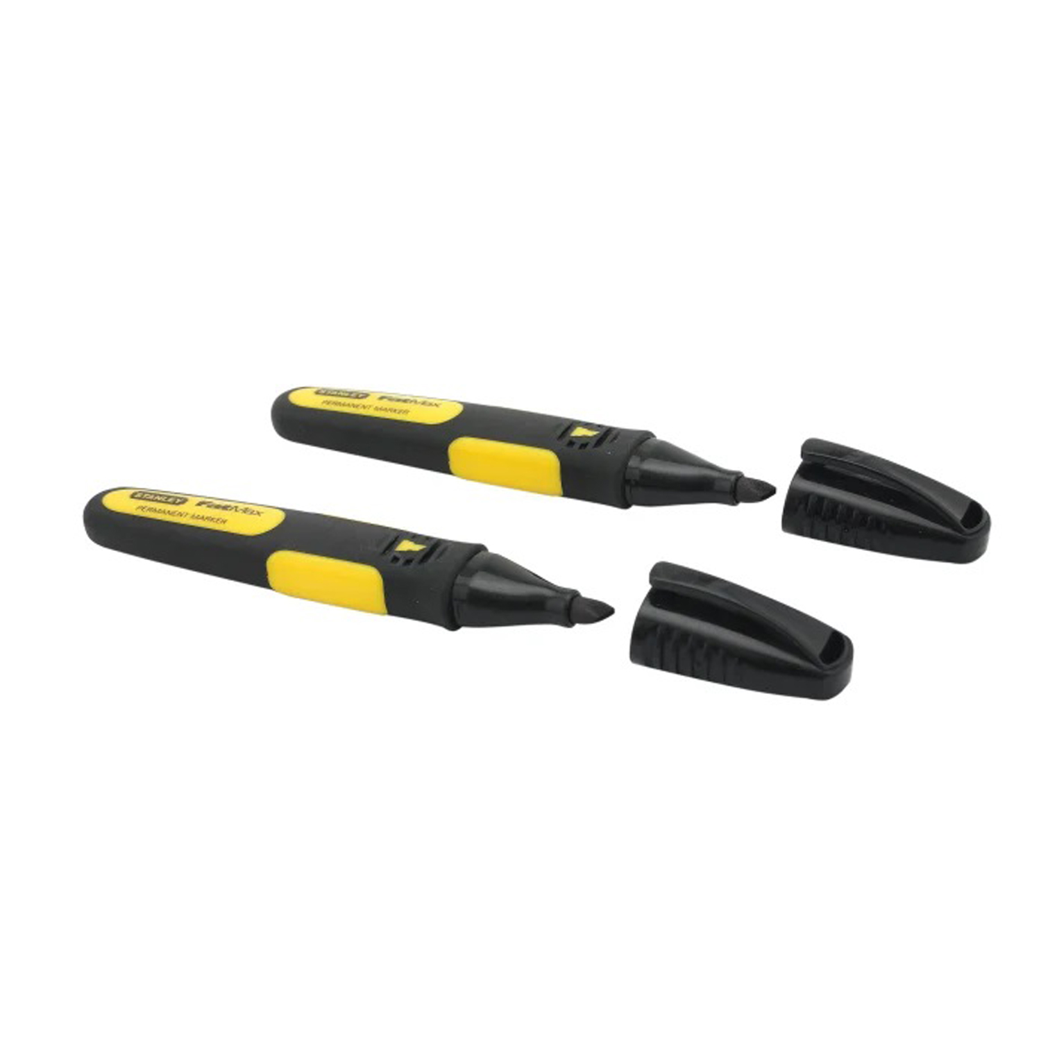 Stanley Black Chisel Tip Markers