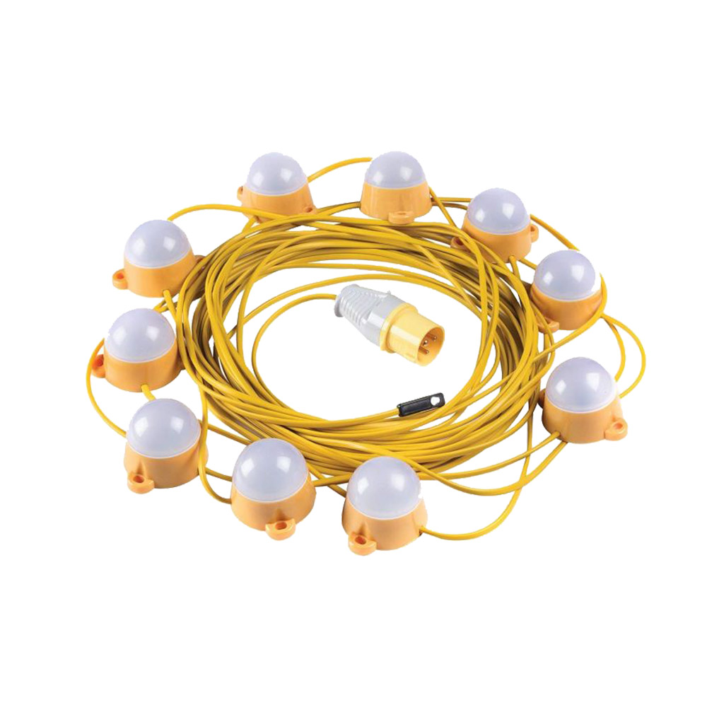 Defender 240v 22m LED Enclosed Festoon Kit