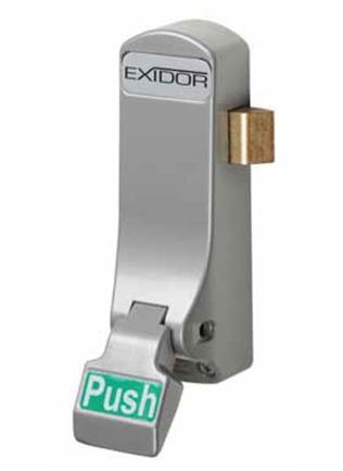 Exidor Silver Push Pad Panic Latch