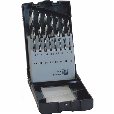15Pce Brad Point Wood Drill Bit Set