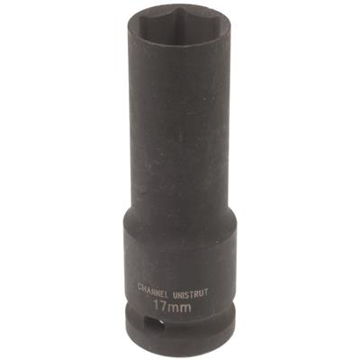 17mm Channel Trunking Socket Drive
