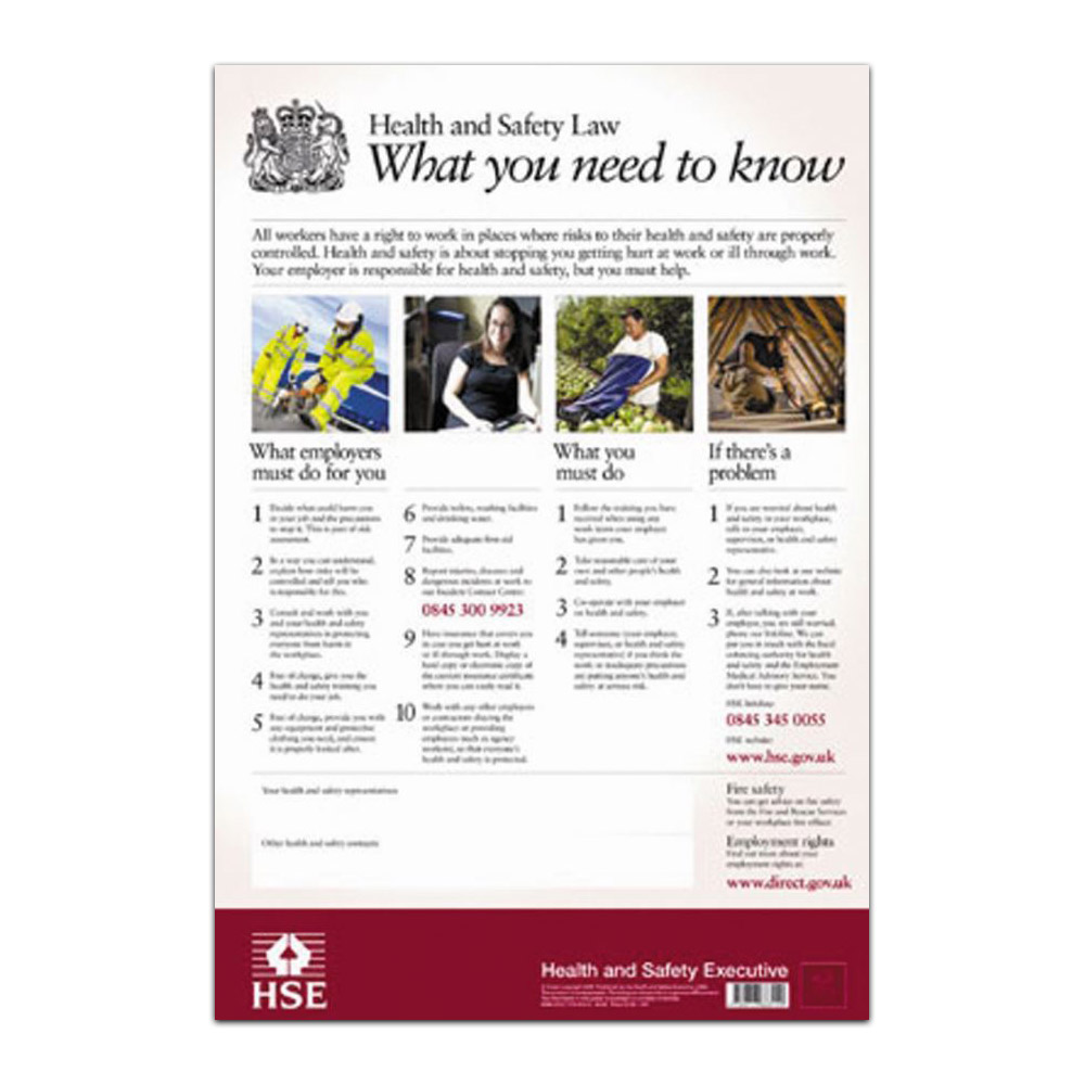 Health and Safety Law Poster