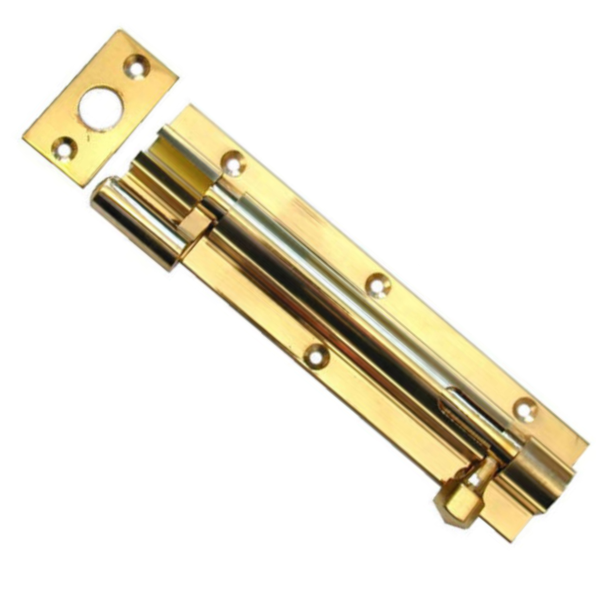 Necked-Barrel-Bolt-Polished-Brass