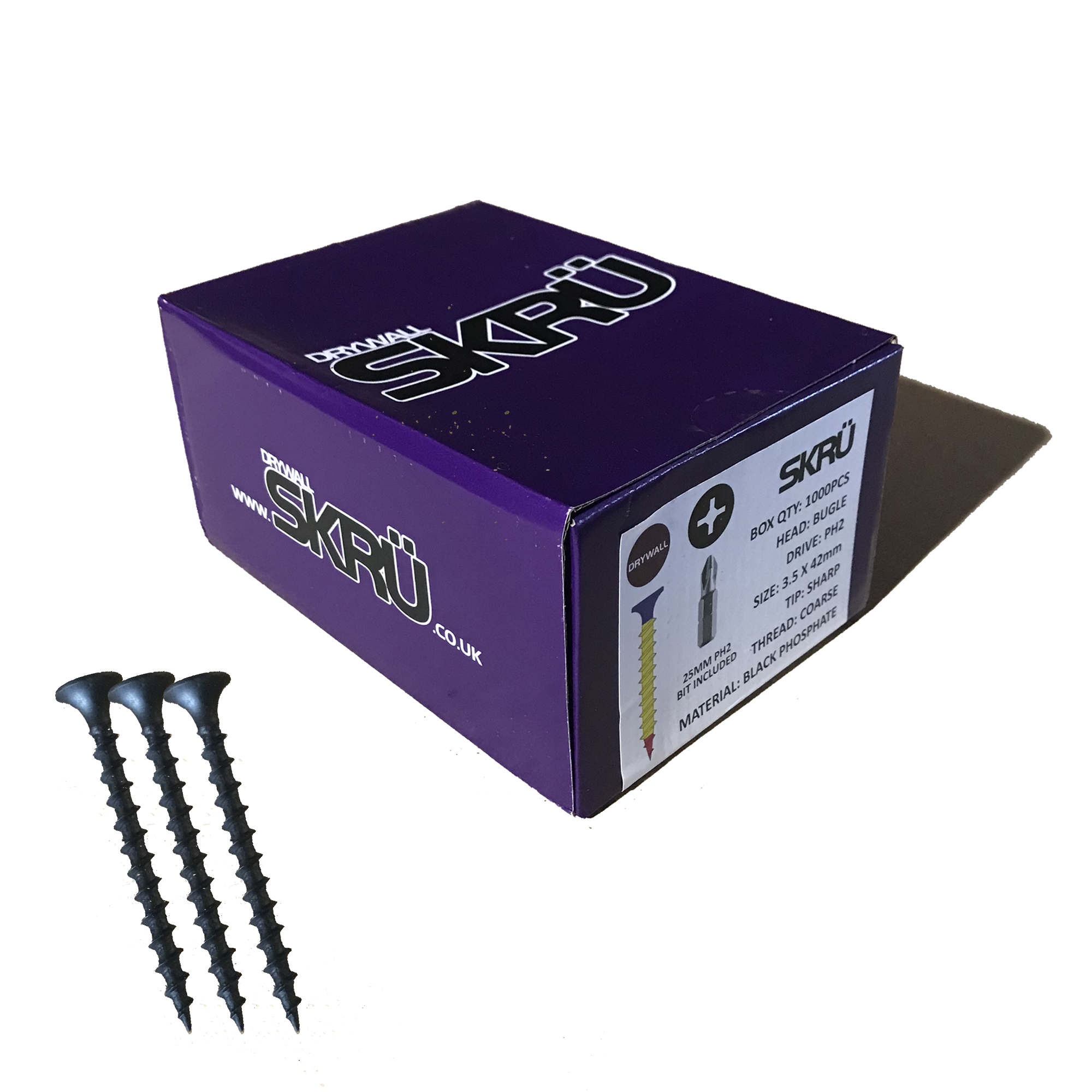 SKRU Coarse Thread Drywall Screws