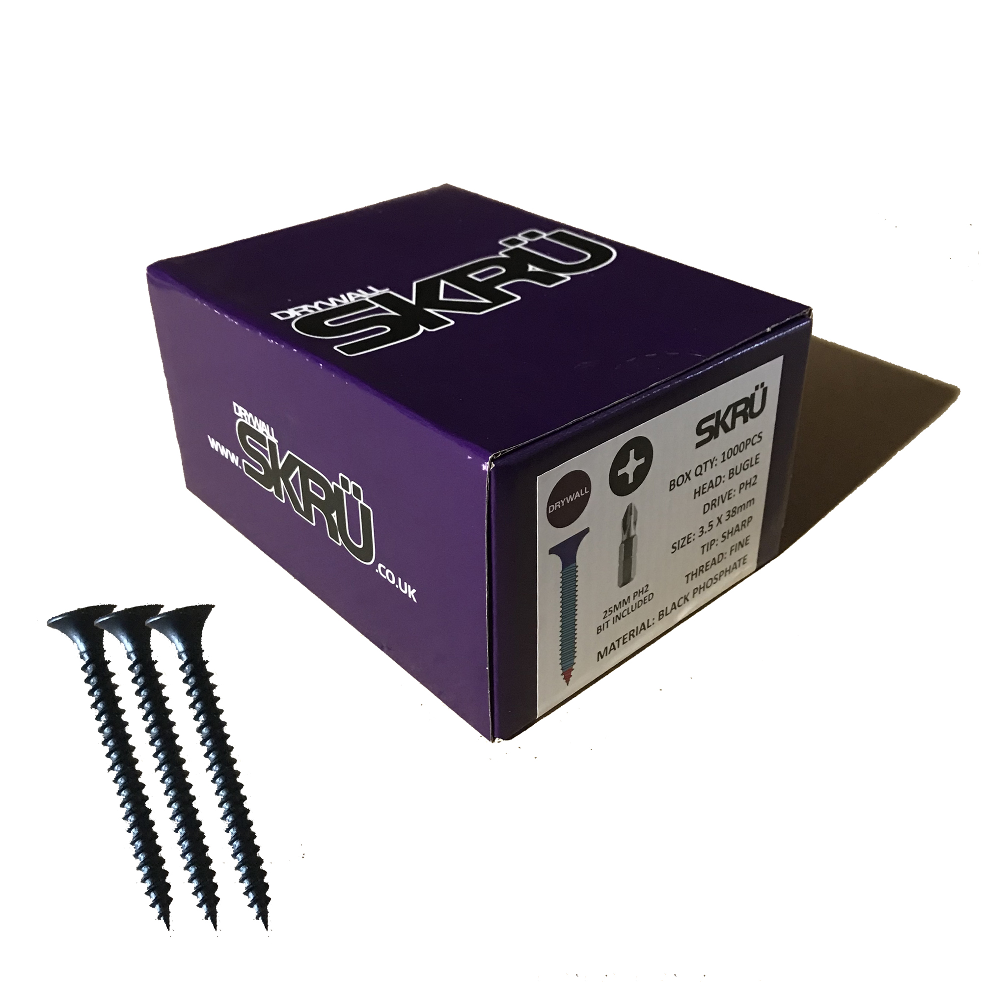 Skru Bugle Head Drywall Screw Fine Thread