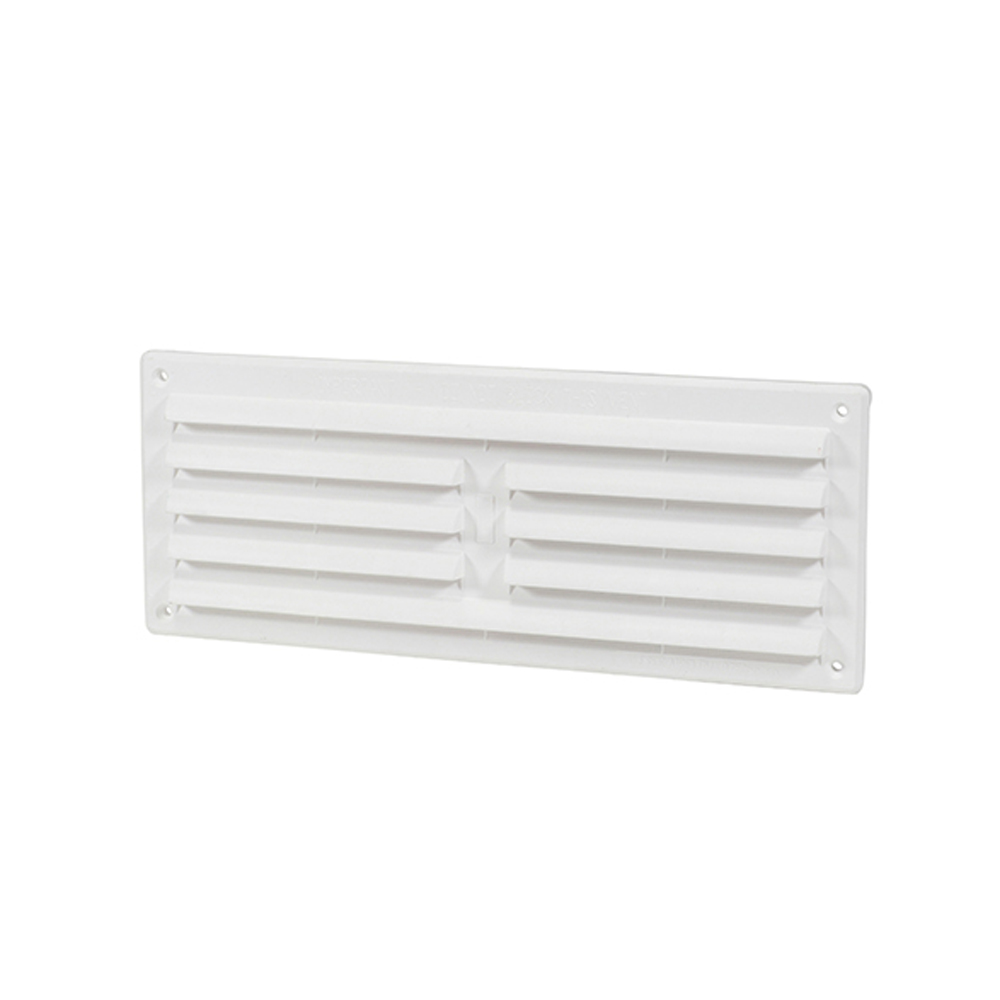Louvre Grille Vent White