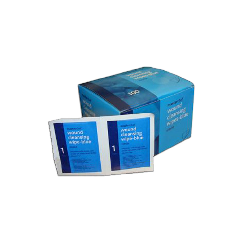 Sterile Antiseptic Wound Wipes 100PK