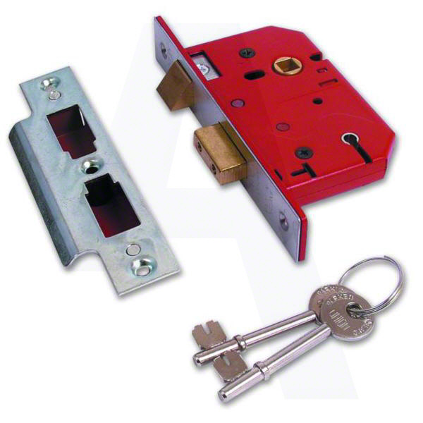 Union 2201 Brass 5 Lever Mortise Sashlock