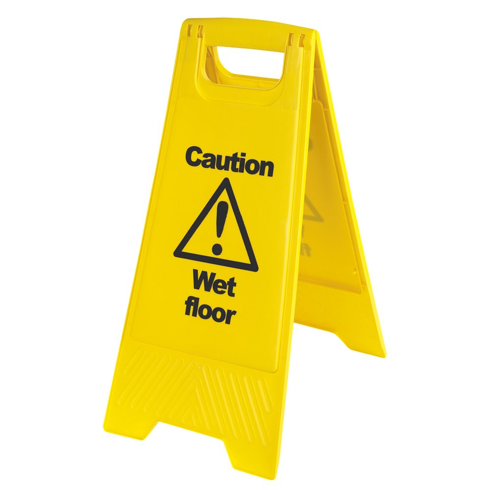 Warning Wet Floor A-Board