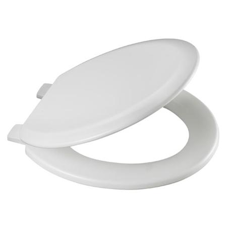 White Plastic Toilet Seat