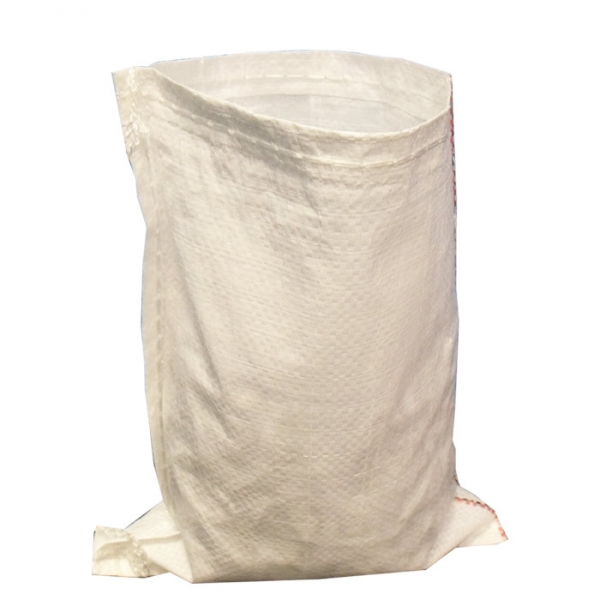 White Woven Polypropylene Rubble Sacks