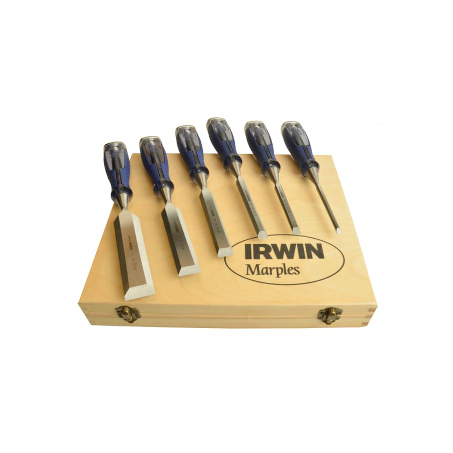 6 Piece Irwin Splitproof Pro Bevel Edge Chisel Set