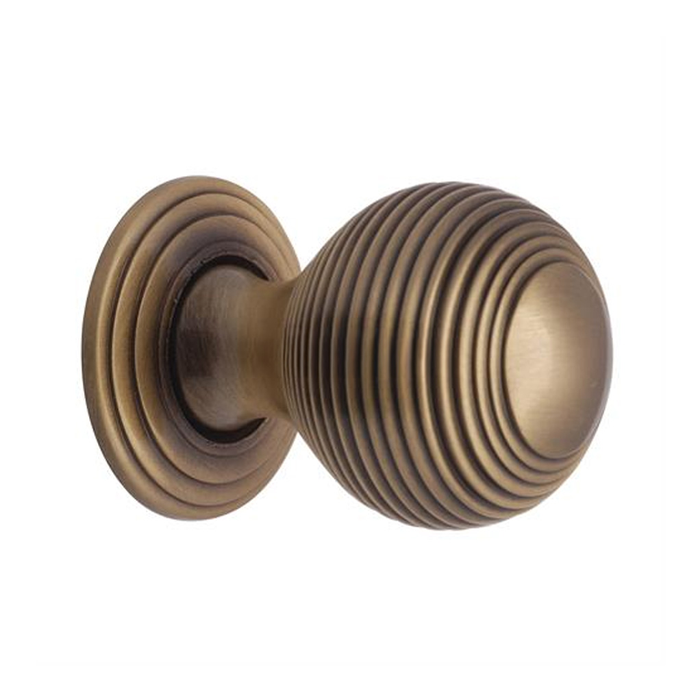 Reeded Cabinet Knob