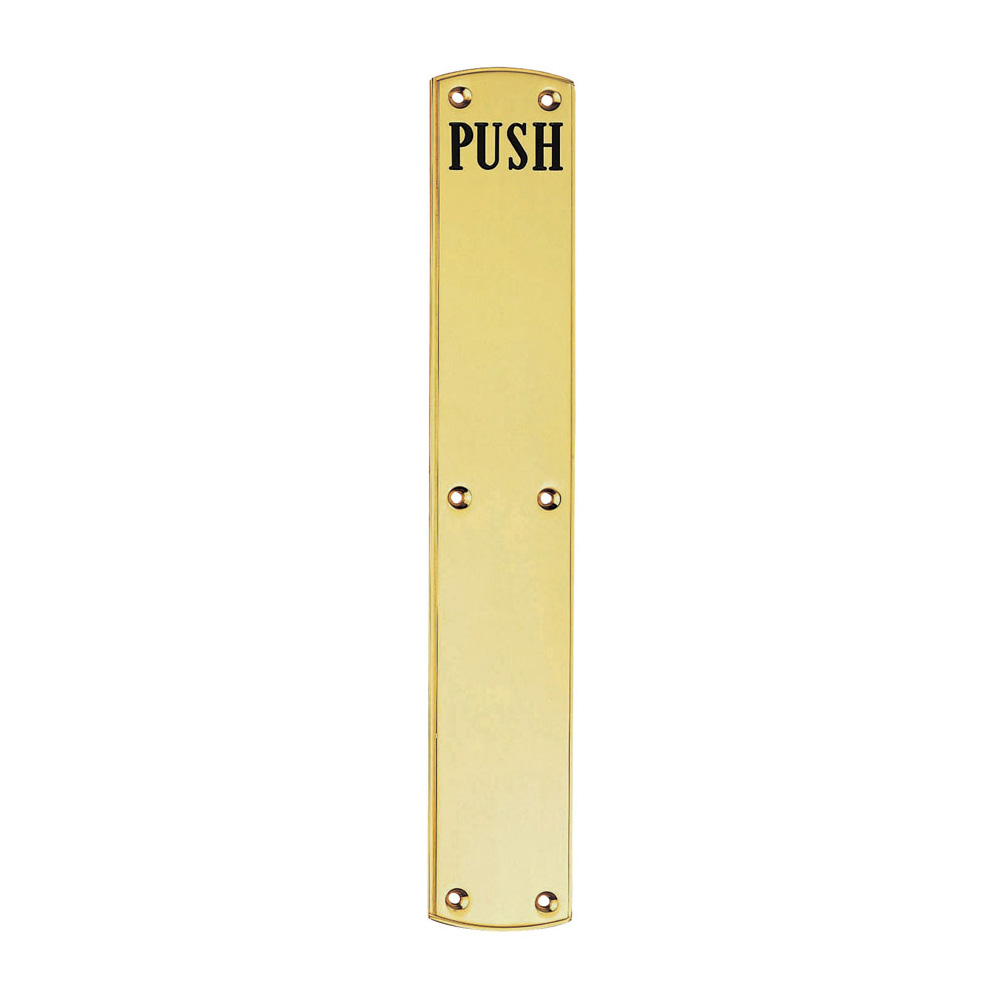 Push Plate - Engraved