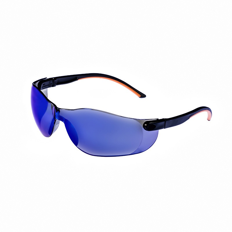 Blue Mirror Safety Glasses