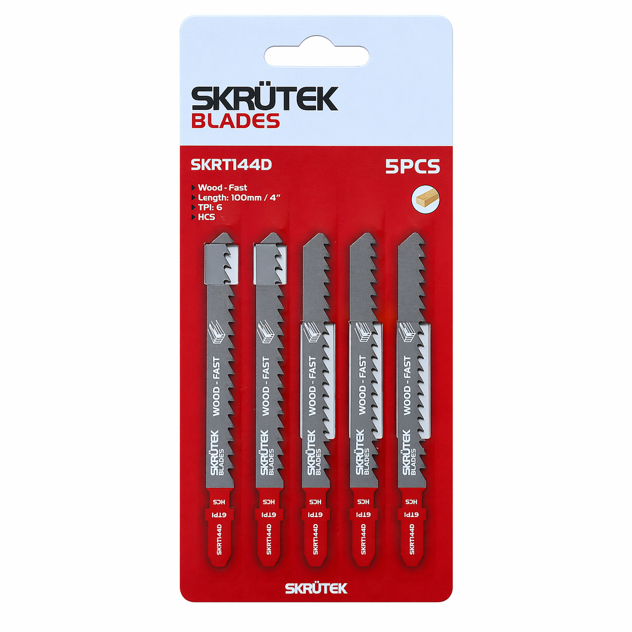 Skruteck T144D Jigsaw Blades 5 Pack
