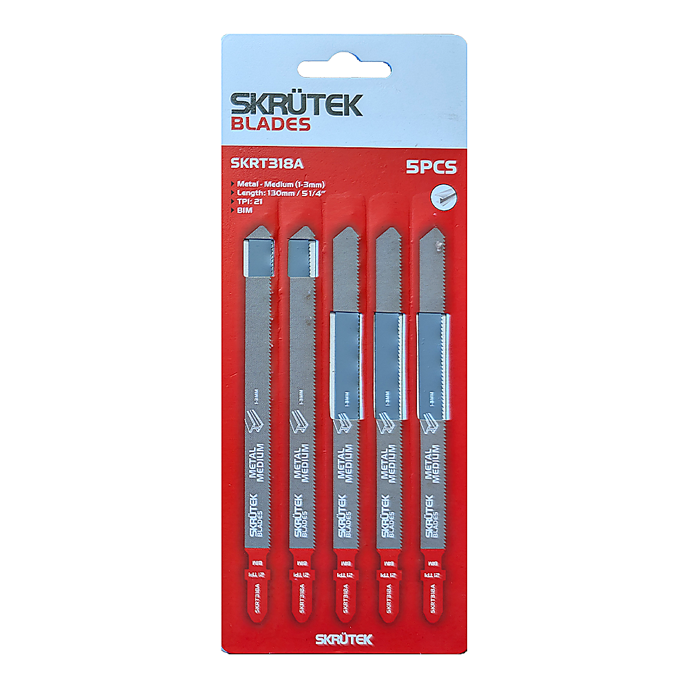 Skrutek T318A Jigsaw Blades 5 Pack