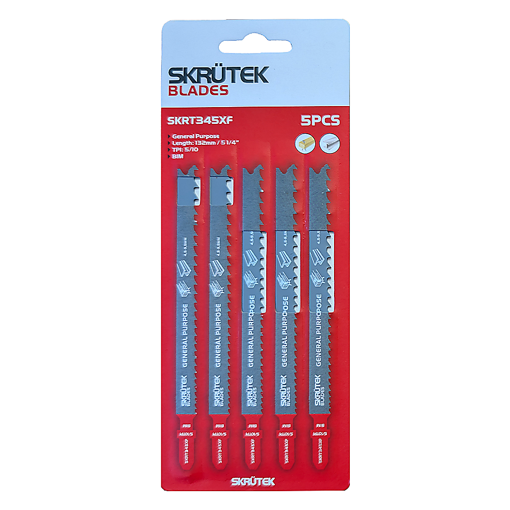 Skrutek T345XF Jigsaw Blade Progress 5 Pack