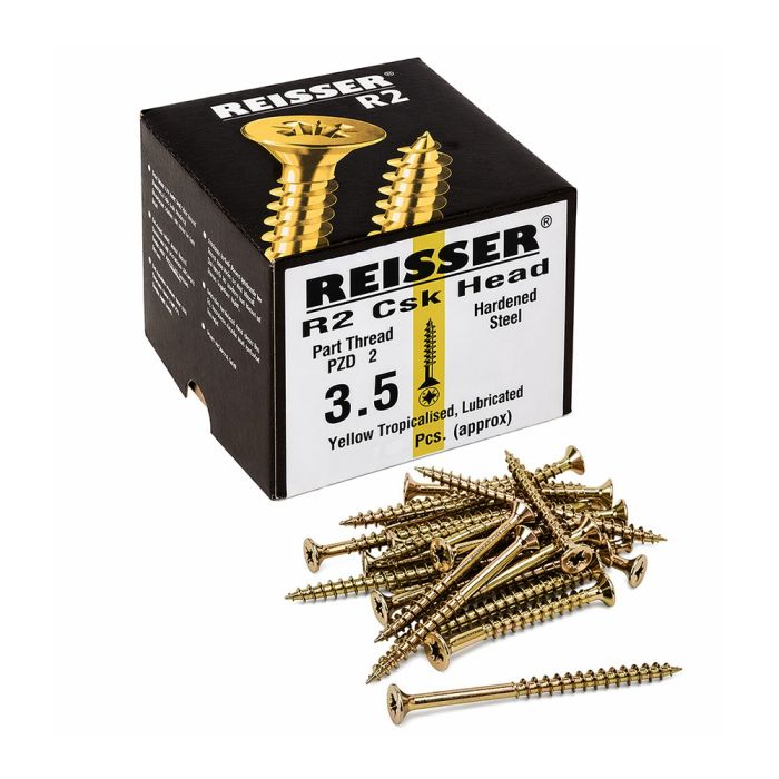 3.5mm Reisser R2 Countersunk Pozi Woodscrew