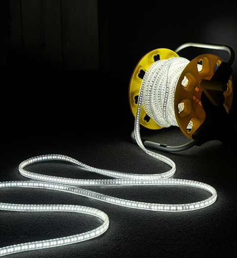 Why Choose the Viper Light? Double-Sided LED Rope Lighting for Construction Sites