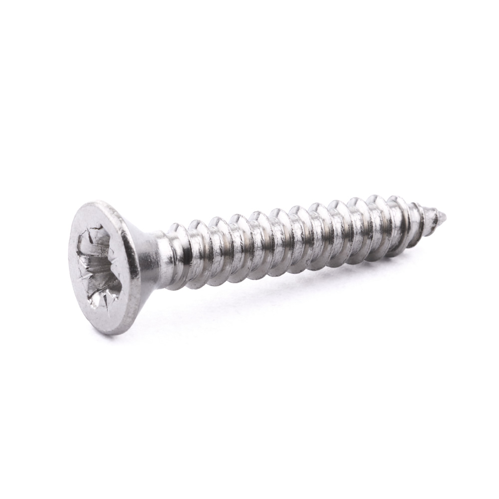 St/St Countersunk Pozi Self Tapping Screw
