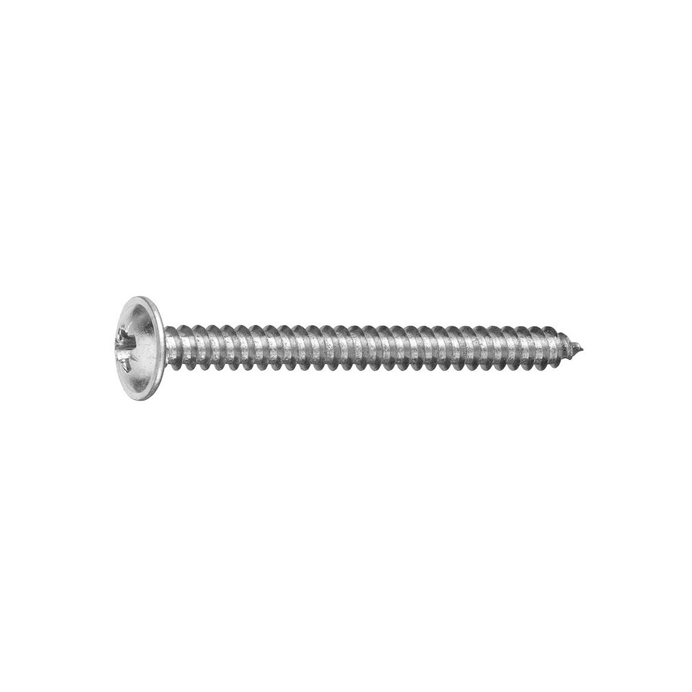 Flange Pozi Self-Tapping Screws - BZP